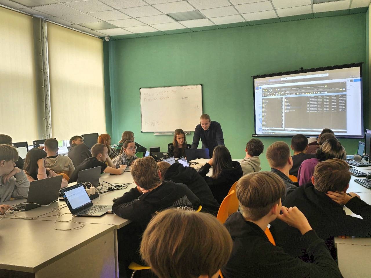 Устроили мастер-класс в колледже связи и IT